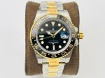 ROLEX GMT-Master II 904L Steel 40mm Cal.3186 Movement Black Wrist Watch